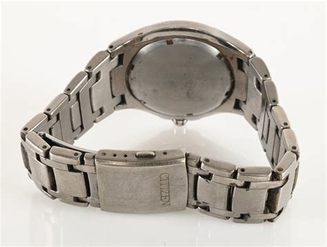 Sold Price Vintage Citizen Eco Drive Titanium Wr 100 Mens Wristwatch