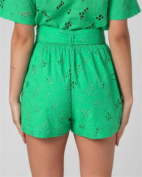 Super Tend Ncia O Short Feminino Clochard Laise Verde Ak By