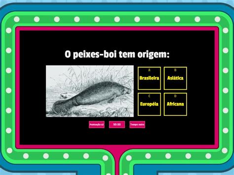 Conhecendo O Peixe Boi Gameshow Quiz