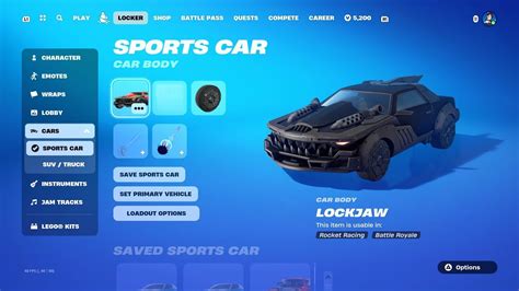 How To Get The Lockjaw Car Body Now Free In Fortnite Lockjaw Car