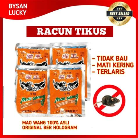 BL Racun Tikus Maowang Asli Super Ampuh Mati Ditempat Mati Kering