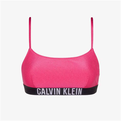 Calvin Klein Kadın Pembe Bikini Üstü KADIN Mayo Bikini SuperStep