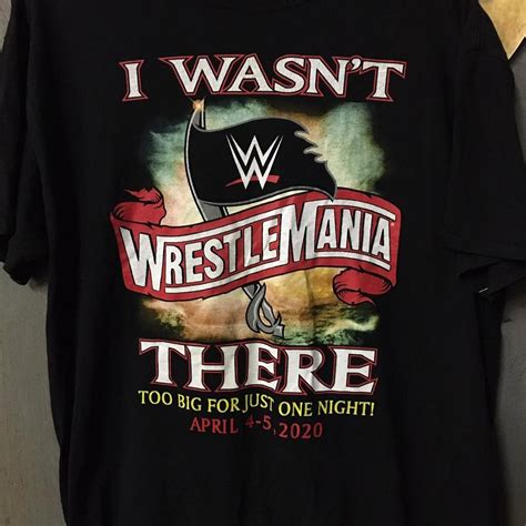 Wwe Wrestlemania 36 Shirt 2020 Xl Wcw Wwf Aew Depop