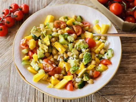 Salade Met Kikkererwten Avocado En Mango Maaltijdboxgroningen