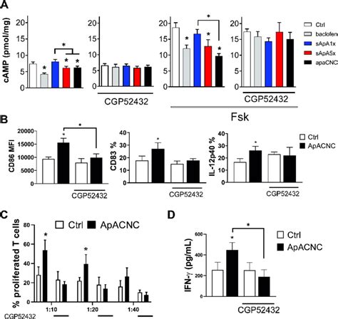 Role Of GABA B Receptor On ApA CNC Induced Maturation Of MoDCs A