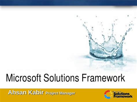 PDF Brief Overview On Microsoft Solution Framework MSF DOKUMEN TIPS