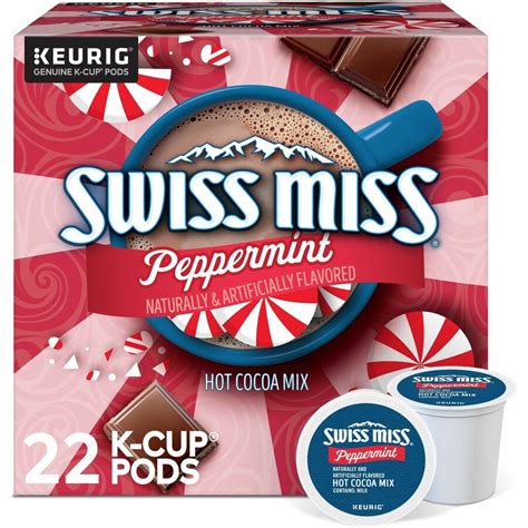Swiss Miss Peppermint Hot Cocoa Peppermint 22 Box 4 Carton