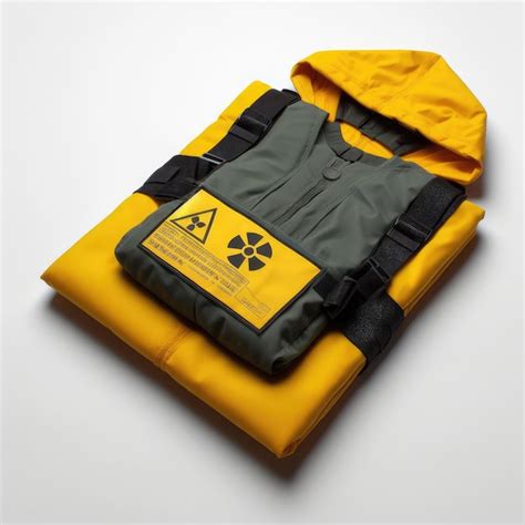 Premium AI Image | radiation clothes isolated white
