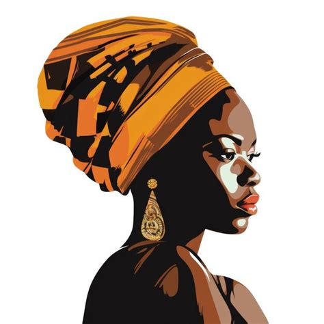 Premium Vector African Woman