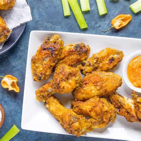 Mango Habanero Chicken Wings Habanero Chicken Wings Recipe Sweet And