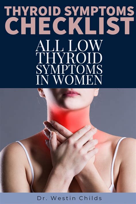 Thyroid Symptoms Checklist List Of Low Thyroid Symptoms In Women Artofit