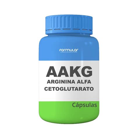 Aakg Arginina Alfa Cetoglutarato 500Mg 30 Capsulas