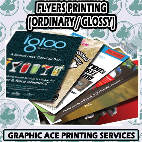 flyers printing  size ordinary  glossy lazada ph