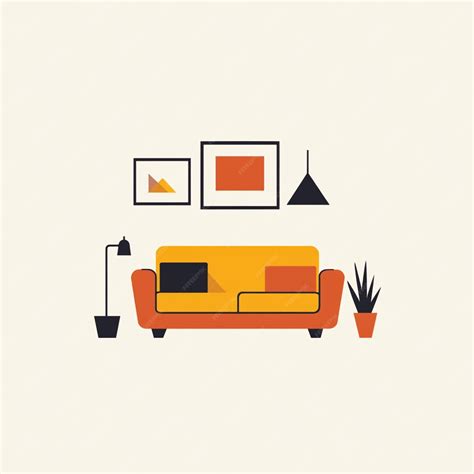 Interior Design Gallery Furniture Logo Design Premium Ai Generated Image