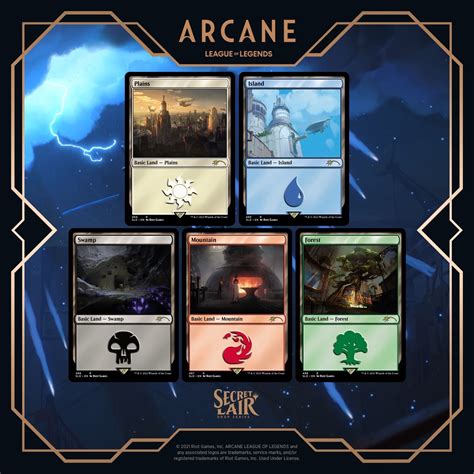 Magic The Gathering Secret Lair X Arcane Lands Secret Lair