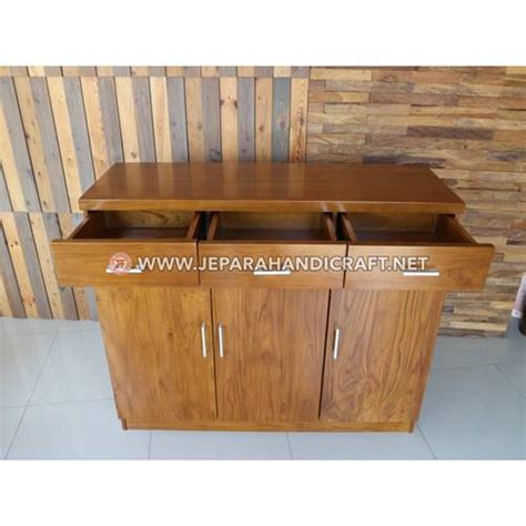 Jual Meja Buffet Minimalis Kayu Jati Wang Jepara Terbaru