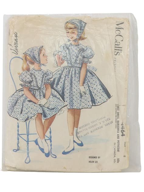 Mccalls Pattern No S Vintage Sewing Pattern S Mccalls