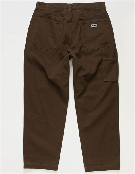 Obey Hard Work Carpenter Bull Mens Pants Brown Tillys