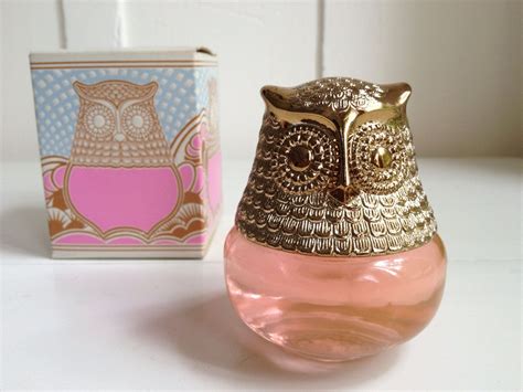 Owl Fancy Roses Pink And Gold Cologne Perfume Gelle By Avon In The