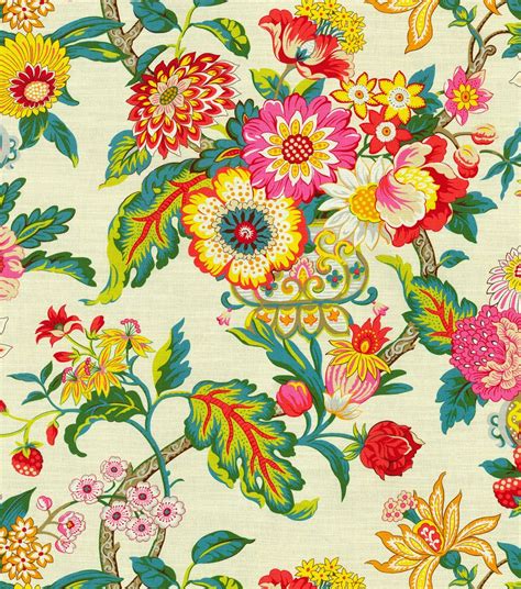 Waverly Lightweight Decor Fabric 54 Graceful Gardenspring Fabric