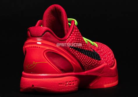 Reverse Grinch Nike Kobe 6 Protro Release Date Fv4921 600