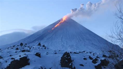 Eurasia S Tallest Volcano Erupts