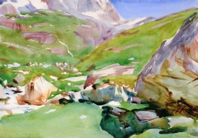 Arroyo de montaña Jimi Italia John Singer Sargent Análisis del Cuadro