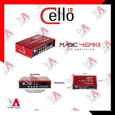 Jual Digital Signal Processor Cello Magic 4 6 MK2 MKII 6CH DSP 4CH