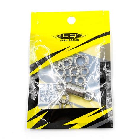 Yeah Racing Steel Bearing Set 18pcs Tamiya MB 01 SC Models