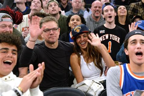 Matt Damon and Luciana Barroso Have Date Night at the San Antonio Spurs ...