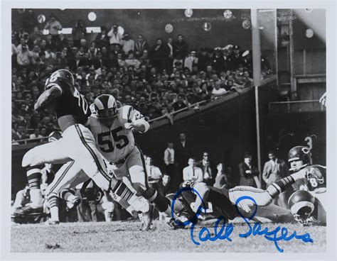 Gale Sayers Signed Bears X Photo Jsa Pristine Auction