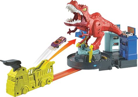 Hot Wheels T Rex Rampage Play Set TopToy