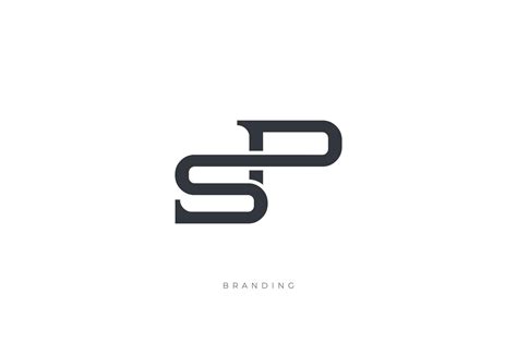 Sp Monogram Letter Logo Vector Art At Vecteezy