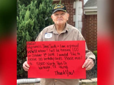 Texas Wwii Veteran Receives 60k Cards For His 100th Birthday