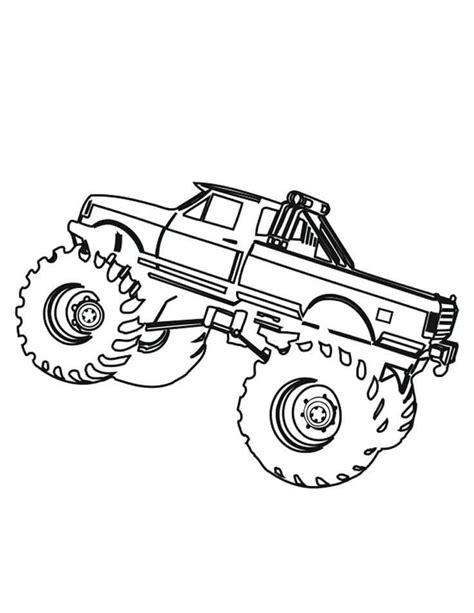 Coloriage Monster Truck 6 Télécharger Et Imprimer Gratuit Sur