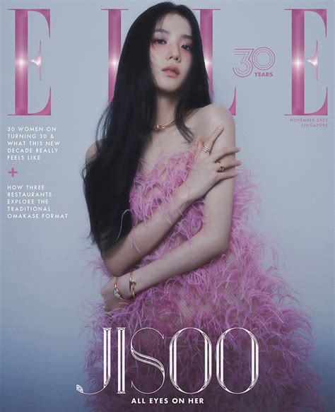 Blackpink's Jisoo Covers ELLE Singapore November 2023 Issue