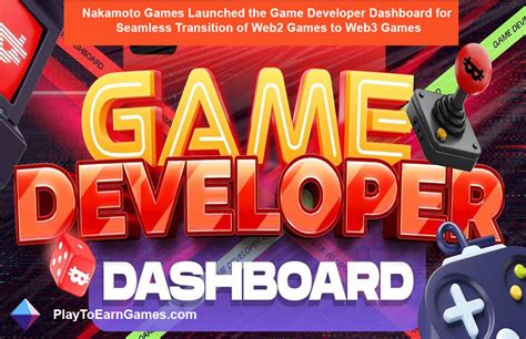 Nakamoto Games Launched the Game Developer Dashboard for Seamless ...