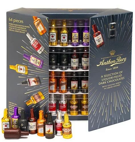 2021 Expire Stock 64 pcs Anthon Berg A Selection of Liquor Filled Dark ...