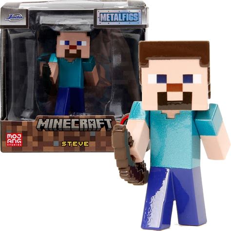 Minecraft Metalowa Figurka Kolekcjonerska Steve Metalfigs Cm Jada