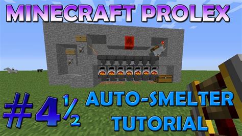 Compact Auto Smelter Tutorial Minecraft Prolex Smp Youtube