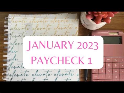 January Paycheck Low Income Budget The Elevated Life Co