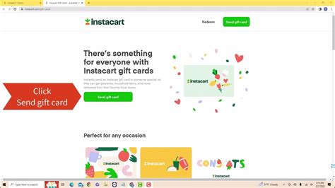 How To Send An Instacart T Card Youtube