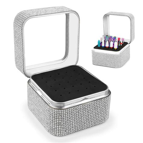 Amazon Cellentool Nail Drill Bits Holder Rhinestone Case Box