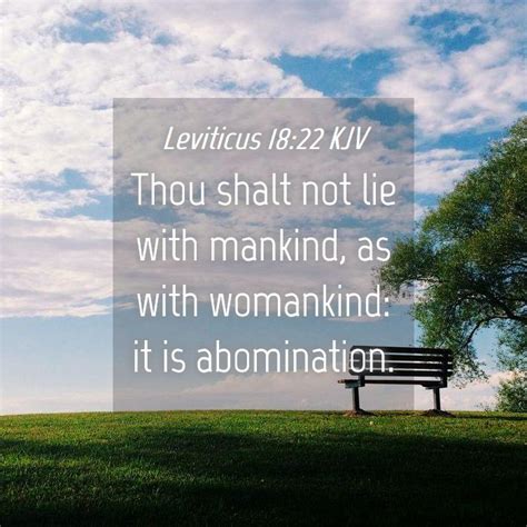 Leviticus 18 22 KJV Bible Verse Images