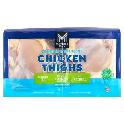 Member S Mark Boneless Skinless Chicken Thighs Priced Per Pound Sam