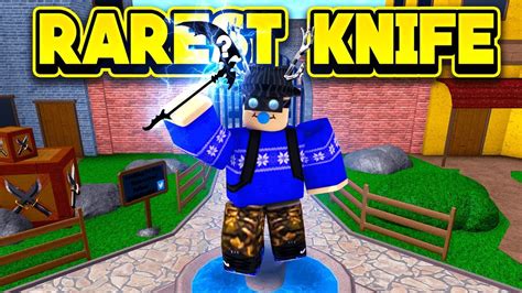 I Got The Rarest Knife In Murder Mystery 2 Roblox Murder Mystery 2