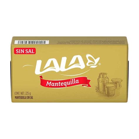 Mantequilla Lala Barra 225 G Sin Sal Walmart