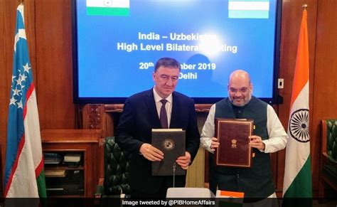 India Uzbekistan Sign Pact On Counter Terror Cooperation