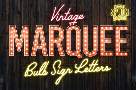 Marquee Letters Font