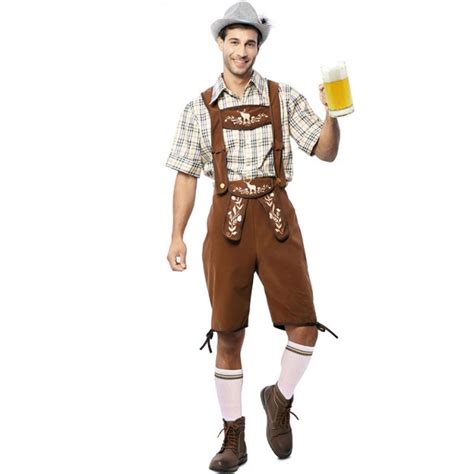 Déguisement Bavarois Oktoberfest marron pour homme Achat en ligne